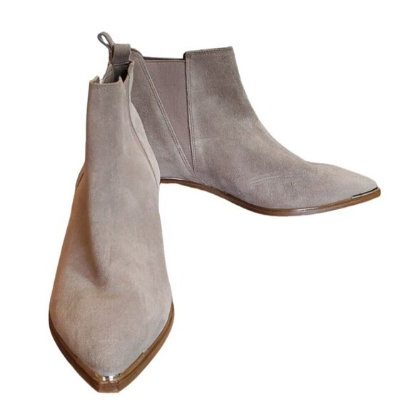 Marc Fisher LTD Womens Taupe Ankle Boots 9.5M - Picture 3 of 5